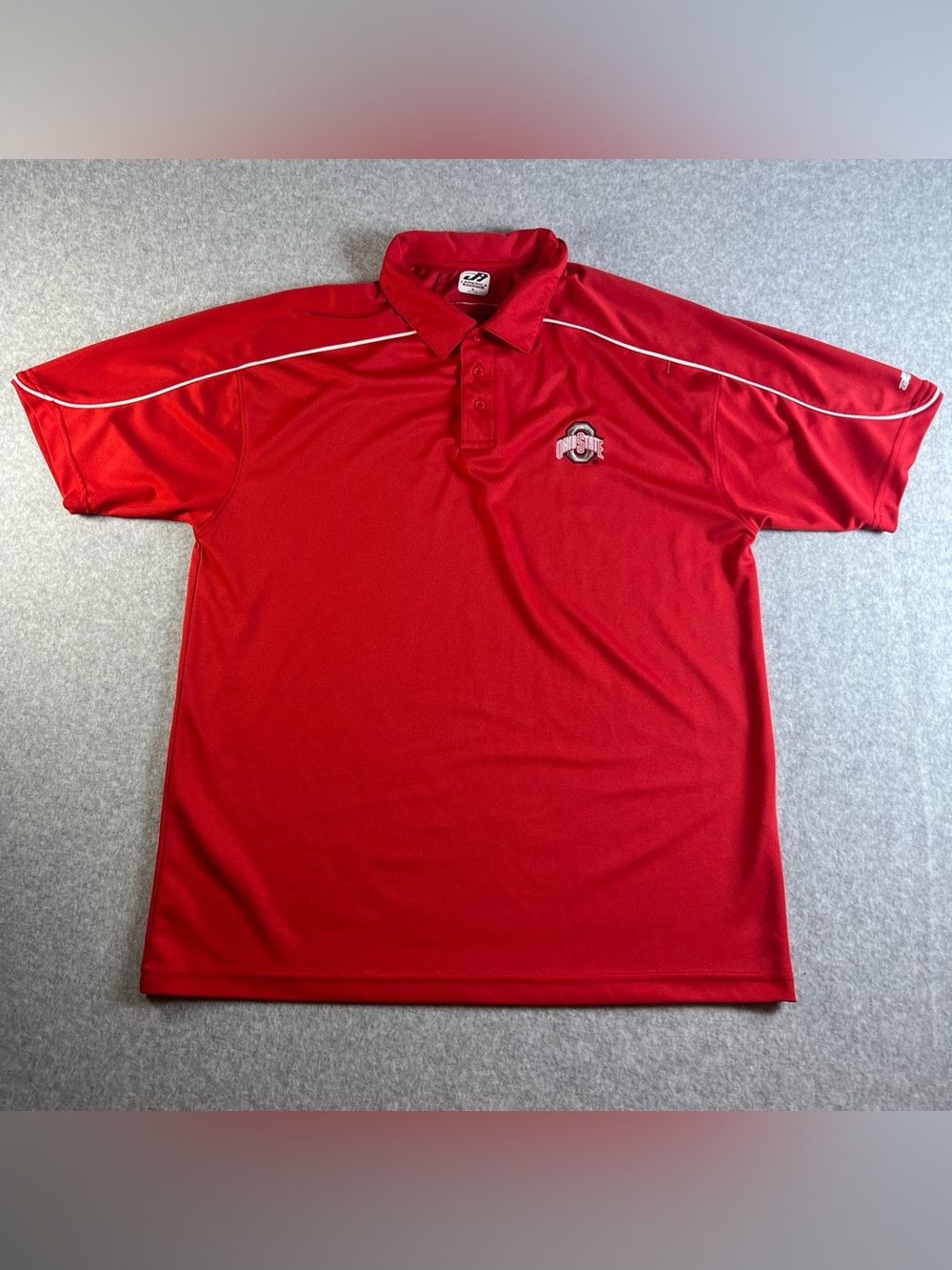 Red Polo Shirt with Ohio State Logo - Men's size XL Athletic Polo shirt